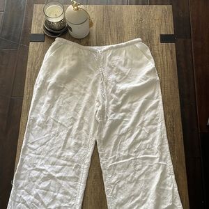 White Linen Pants